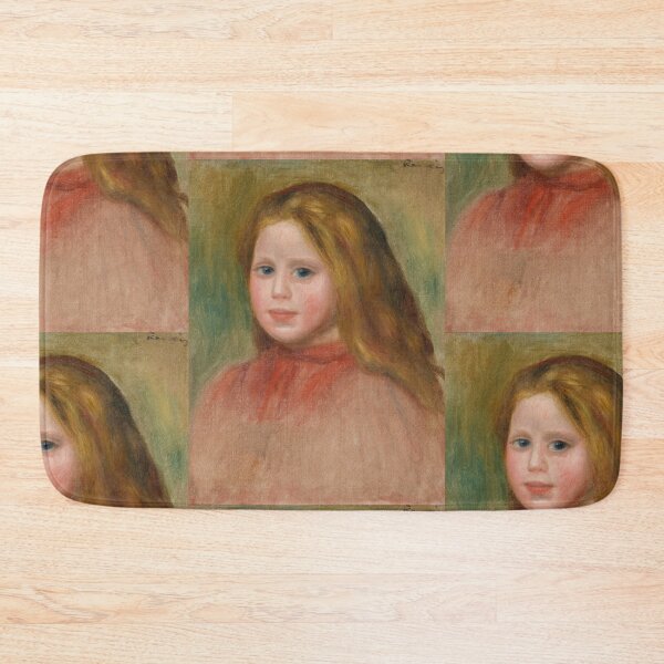 Item preview, Portrait De Jeune Fille by Pierre-Auguste Renoir: Warm Impressionist Portrait designed and sold by artofuniverse.