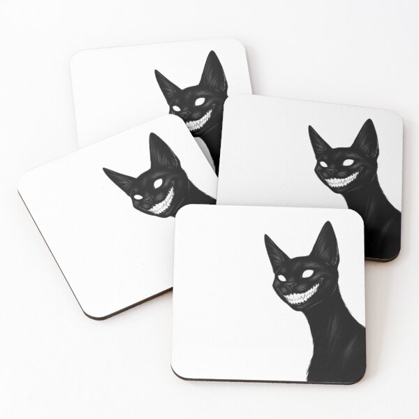 Artikelvorschau, Lächelnde Schattenkatze – Düstere Horrorkunst entworfen und verkauft von DESIGN DIMENSION .