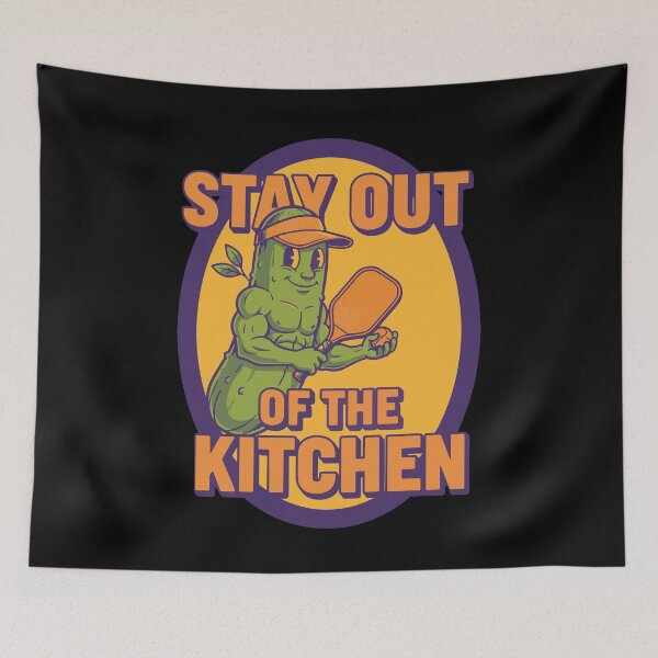 Item preview, Pickleball Funny Player Stay Out Of The Kitchen designed and sold by LuminOrb.