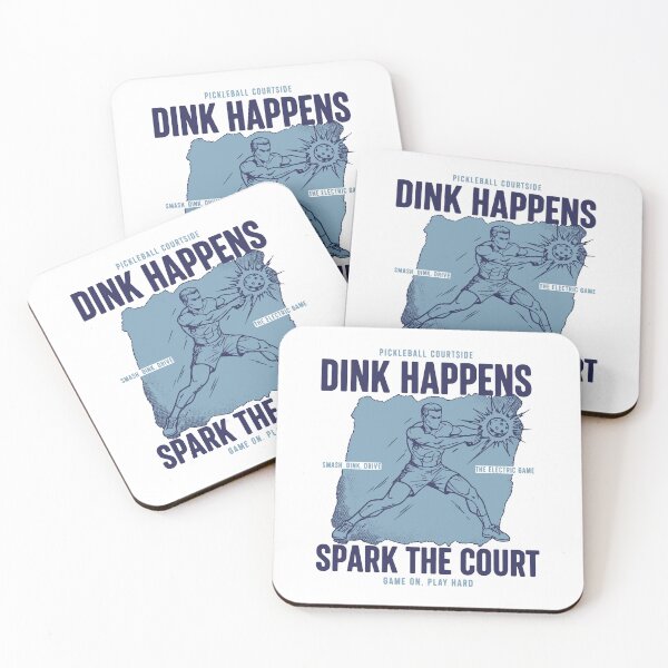 Item preview, Pickleball Funny Player Dink Happens Play Love designed and sold by LuminOrb.
