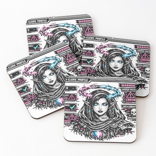 Item preview, Cyber Cleric Stats designed and sold by MundaLife.