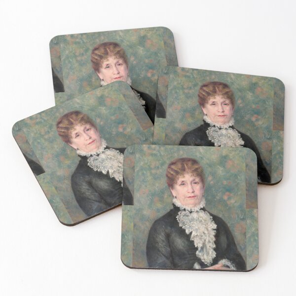 Item preview, Portrait De Madame Fould by Pierre-Auguste Renoir: Elegant Impressionist Portrait designed and sold by artofuniverse.