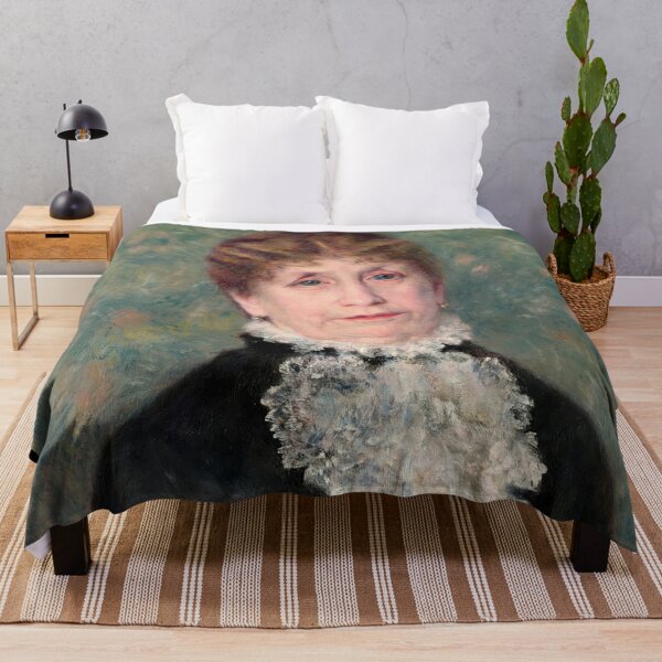 Item preview, Portrait De Madame Fould by Pierre-Auguste Renoir: Elegant Impressionist Portrait designed and sold by artofuniverse.
