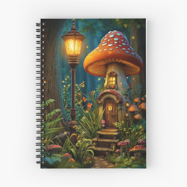 Item preview, Twilight at the Fairy Mushroom House designed and sold by MyMagicalPlace.