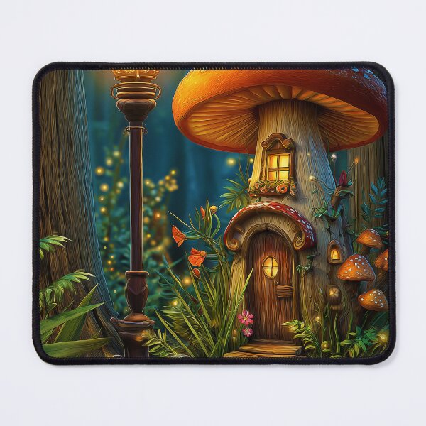 Item preview, Twilight at the Fairy Mushroom House designed and sold by MyMagicalPlace.
