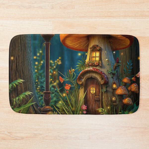 Item preview, Twilight at the Fairy Mushroom House designed and sold by MyMagicalPlace.