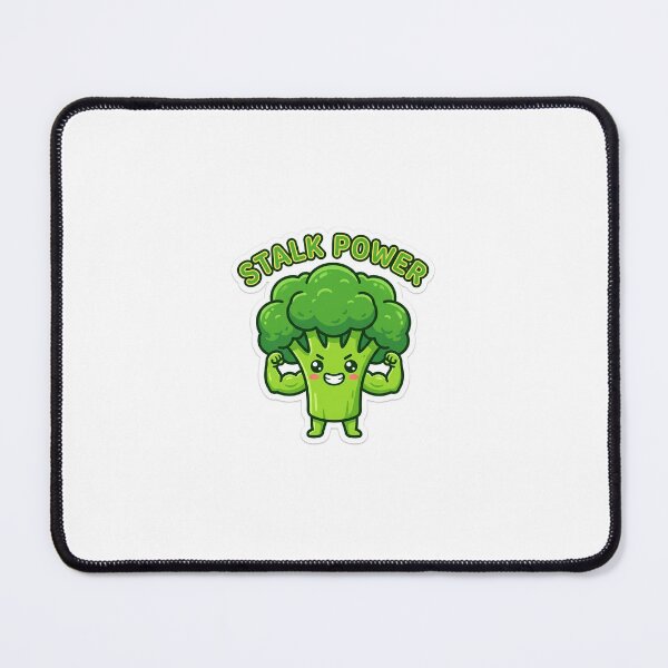 Item preview, Funny Broccoli Stalk Power Sticker Design designed and sold by fashion by sej.