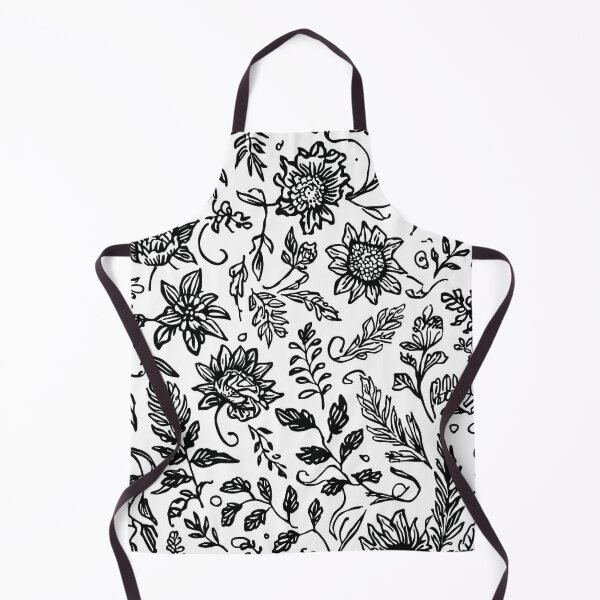Item preview, Flowers and Vines Pattern Black White  designed and sold by LoopyPop.