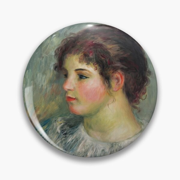 Item preview, Portrait En Buste De Jeune Fille by Pierre-Auguste Renoir: Impressionist Portrait Poster designed and sold by artofuniverse.