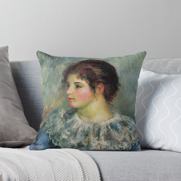 Item preview, Portrait En Buste De Jeune Fille by Pierre-Auguste Renoir: Impressionist Portrait Poster designed and sold by artofuniverse.