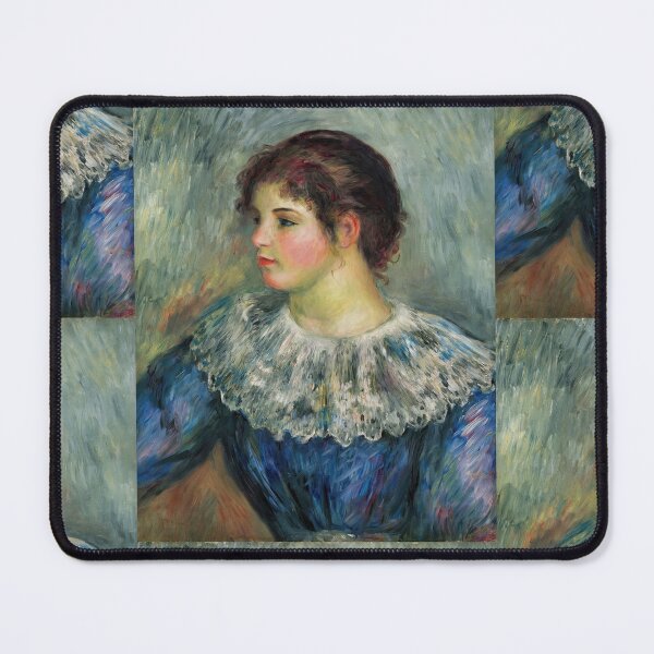 Item preview, Portrait En Buste De Jeune Fille by Pierre-Auguste Renoir: Impressionist Portrait Poster designed and sold by artofuniverse.