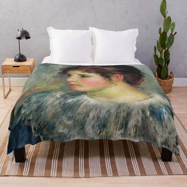 Item preview, Portrait En Buste De Jeune Fille by Pierre-Auguste Renoir: Impressionist Portrait Poster designed and sold by artofuniverse.