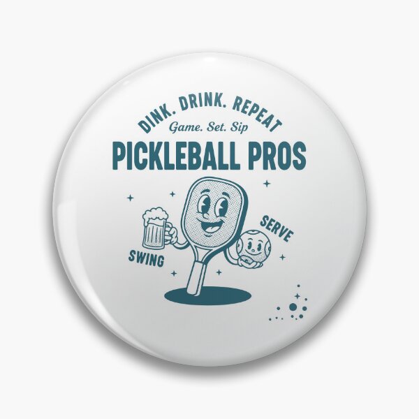 Item preview, Pickleball Funny Player Dink Drink Repeat Pros designed and sold by LuminOrb.