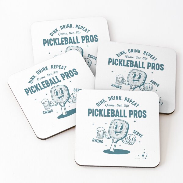 Item preview, Pickleball Funny Player Dink Drink Repeat Pros designed and sold by LuminOrb.