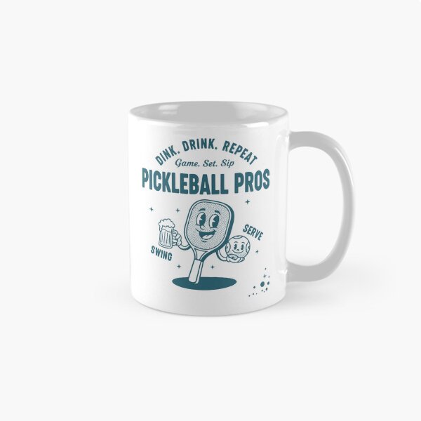 Item preview, Pickleball Funny Player Dink Drink Repeat Pros designed and sold by LuminOrb.