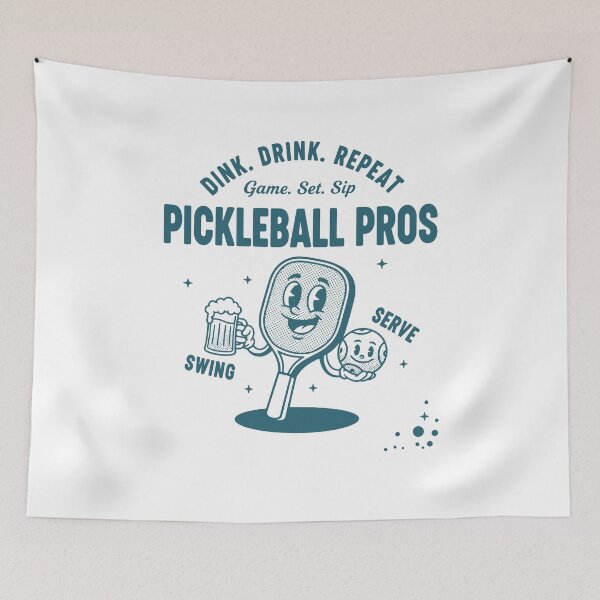 Item preview, Pickleball Funny Player Dink Drink Repeat Pros designed and sold by LuminOrb.