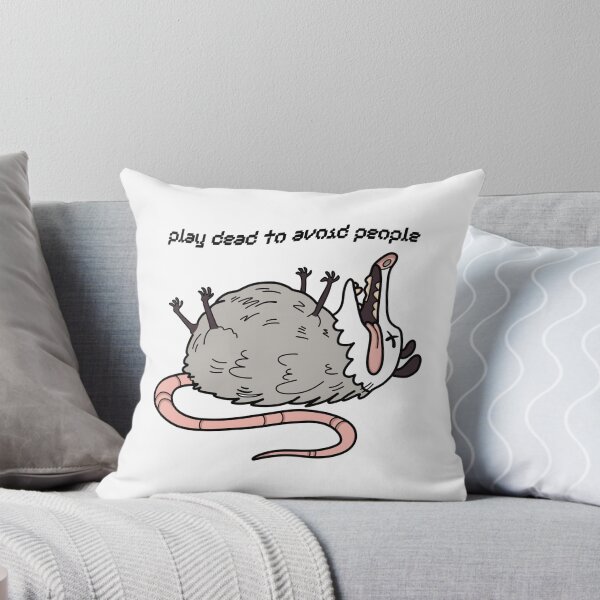 Item preview, Relatable Possum “play dead to avoid people”- funny sarcastic animal meme designed and sold by s.artaller.