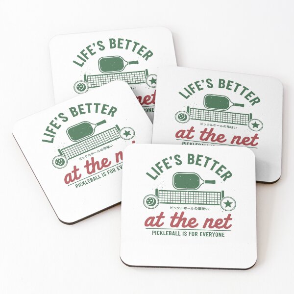 Item preview, Pickleball Player Life Better At The Net Love designed and sold by LuminOrb.