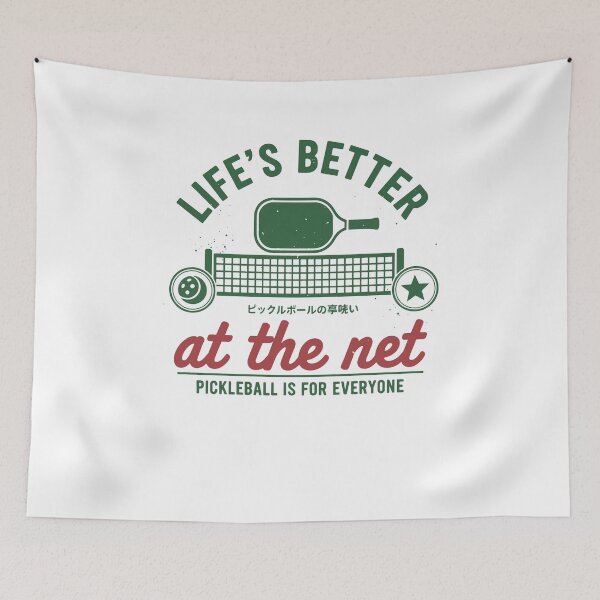 Item preview, Pickleball Player Life Better At The Net Love designed and sold by LuminOrb.