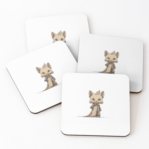 Item preview, Cute Fox Warrior - Aesthetic Anime Fantasy Sticker designed and sold by LYZ7VANI.