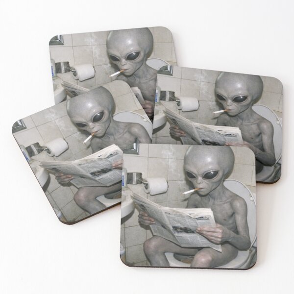 Item preview, Alien in the toilet designed and sold by Kikibou.