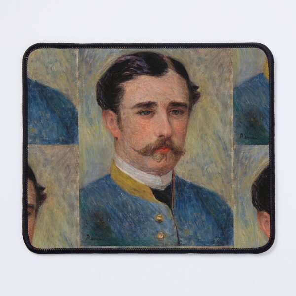 Aperçu de l'œuvre Portrait d'un homme, Monsieur Charpentier, par Pierre-Auguste Renoir : Estampe impressionniste créée et vendue par artofuniverse.