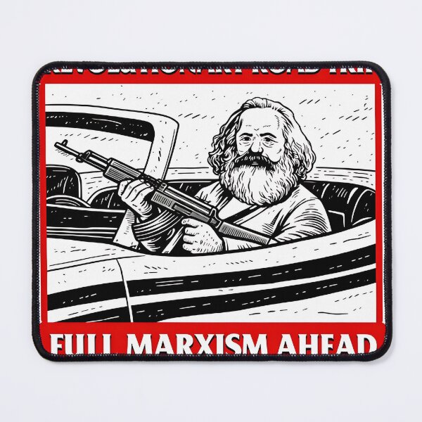 Item preview, Revolution Ride – Full Marxism Ahead sticker designed and sold by Jaideep Walia.