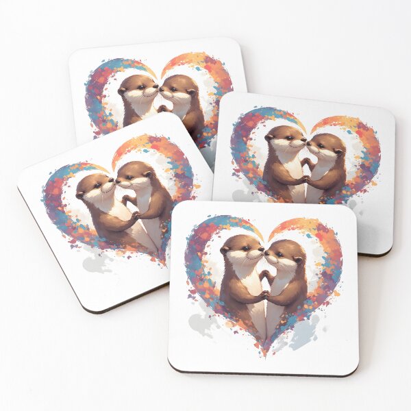 Item preview, Significant Otters Cute Romantic Couple Pun designed and sold by owi-art.