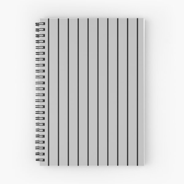 Item preview, Silver And Black Pinstripe Pattern designed and sold by pattern-archive.