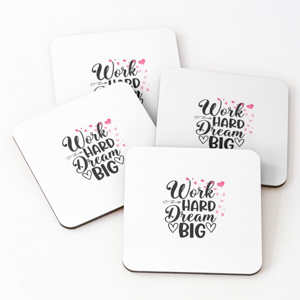Item preview, work hard dream big designed and sold by MandySony.