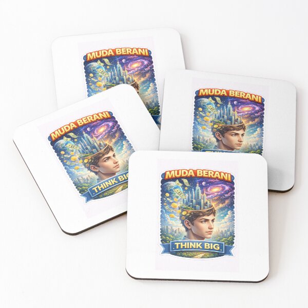 Item preview, Muda Berani Think Big Sticker – Visionary Mindset, Dream Big Motivation, Success Thinking, Entrepreneur Goals, Wealth & Future Vision designed and sold by Wander Pop Studio.