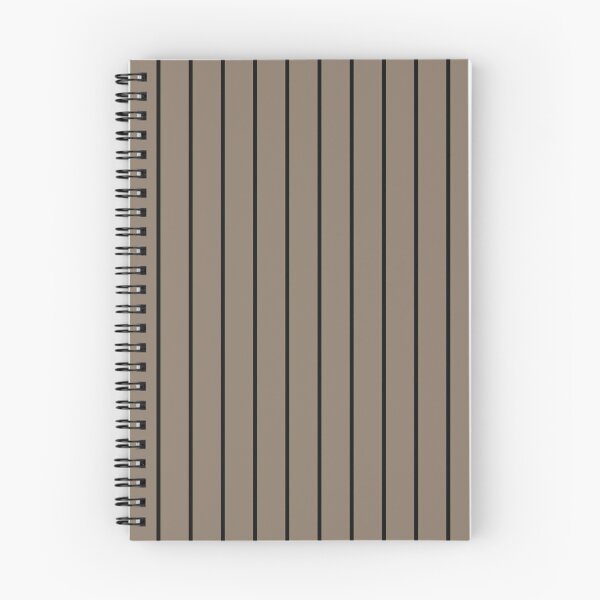 Item preview, Taupe And Black Pinstripe Pattern designed and sold by pattern-archive.