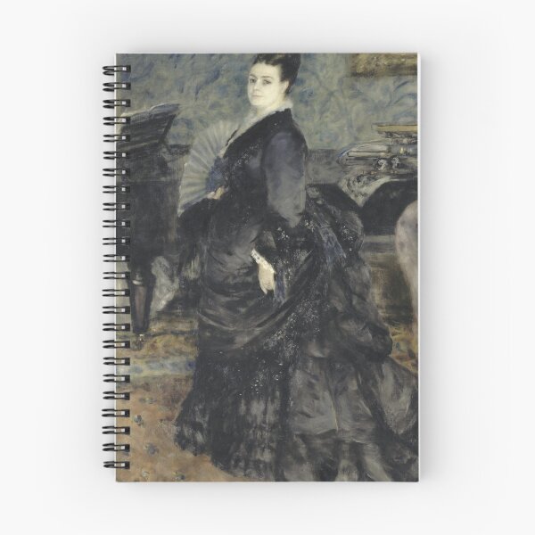 Item preview, Portrait of a Woman Called of Mme Georges Hartmann by Pierre-Auguste Renoir: Elegant Impressionist Poster designed and sold by artofuniverse.