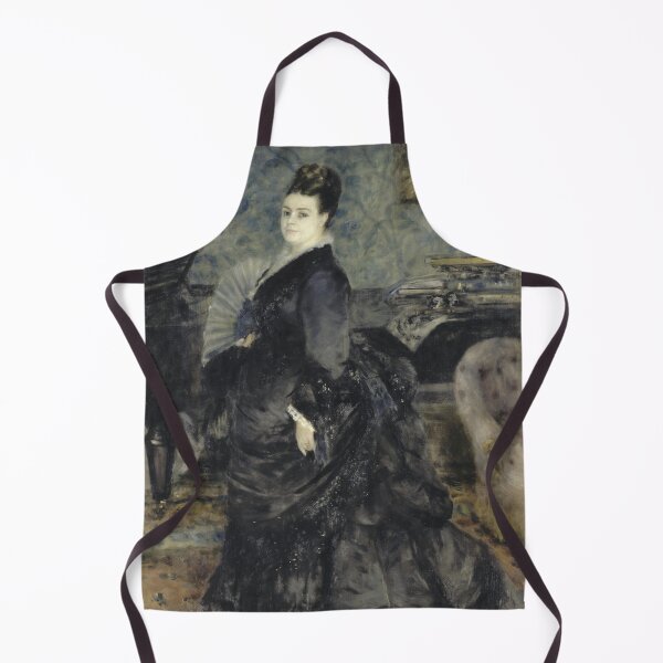 Item preview, Portrait of a Woman Called of Mme Georges Hartmann by Pierre-Auguste Renoir: Elegant Impressionist Poster designed and sold by artofuniverse.