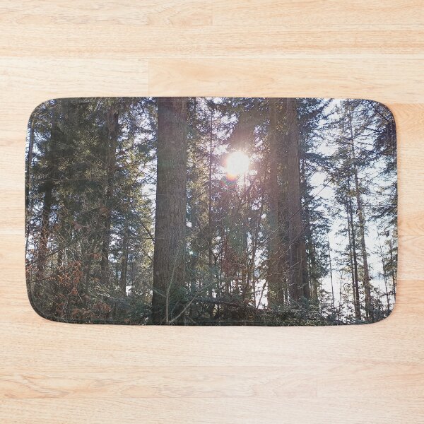 Item preview, Sunlight in the winter forest between tall trees designed and sold by Art by M.H..