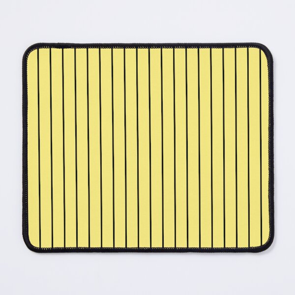 Item preview, Yellow And Black Pinstripe Pattern designed and sold by pattern-archive.