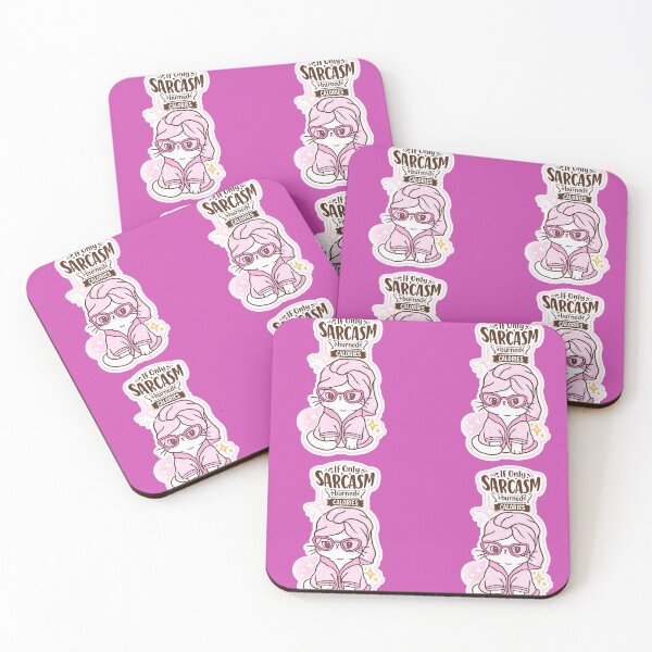 Item preview, If Only Sarcasm Burned Calories Cute Cat Sticker designed and sold by sumodesign.