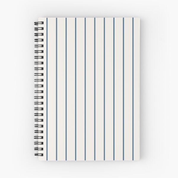 Item preview, Cream And Blue Pinstripe Pattern designed and sold by pattern-archive.