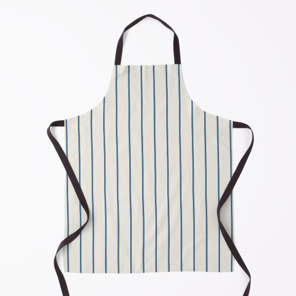 Item preview, Cream And Blue Pinstripe Pattern designed and sold by pattern-archive.