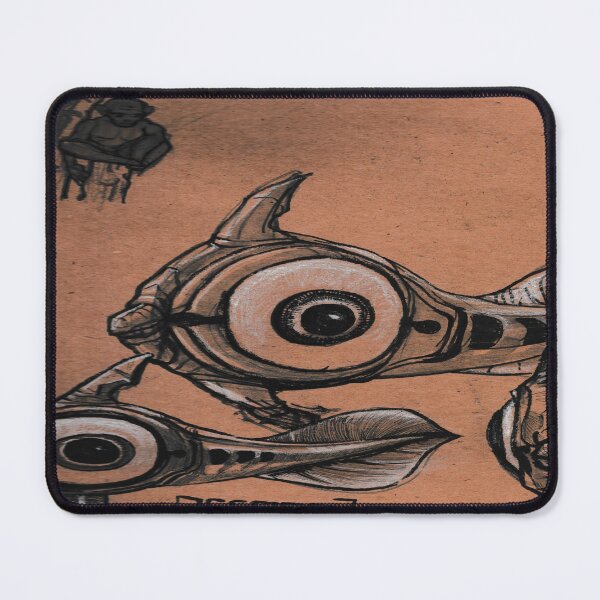 Item preview, 021 Peeper Robot Fish - Bulging Eye Abstract designed and sold by FrenkyTank.