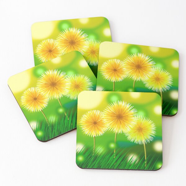 Item preview, Vibrant Yellow Dandelions designed and sold by Andrew  Hitchen.