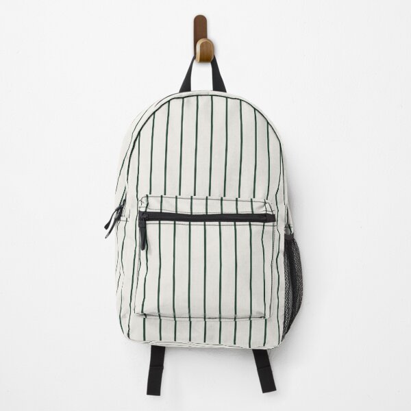 Item preview, Cream And Green Pinstripe Pattern designed and sold by pattern-archive.