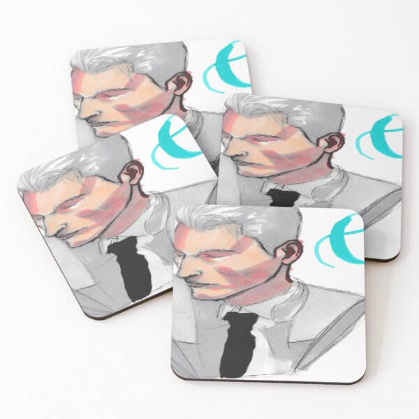 Item preview, 024 Intense Gaze Man - Turquoise Loops designed and sold by FrenkyTank.