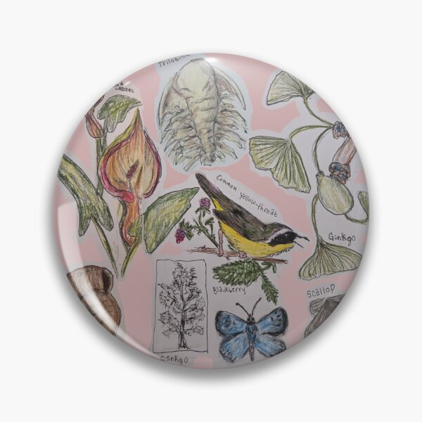 Item preview, Collage of Natural History Hand Drawn designed and sold by HouseplantsAndScamps.