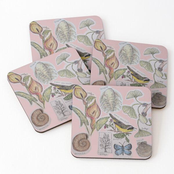 Item preview, Collage of Natural History Hand Drawn designed and sold by HouseplantsAndScamps.