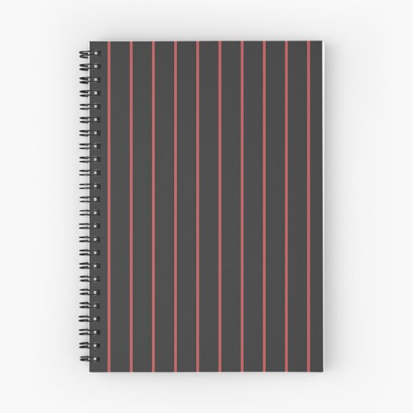 Item preview, Charcoal And Red Pinstripe Pattern designed and sold by pattern-archive.