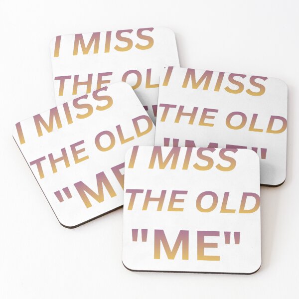Item preview, Miss The Old Me Emotional Aesthetic Typography Design designed and sold by PrataeAesthetics.
