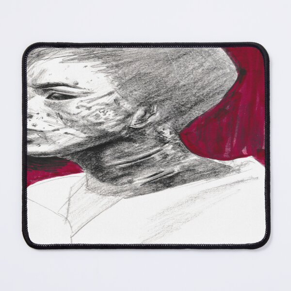 Item preview, 027 Side Profile Man Dark Red Portrait designed and sold by FrenkyTank.