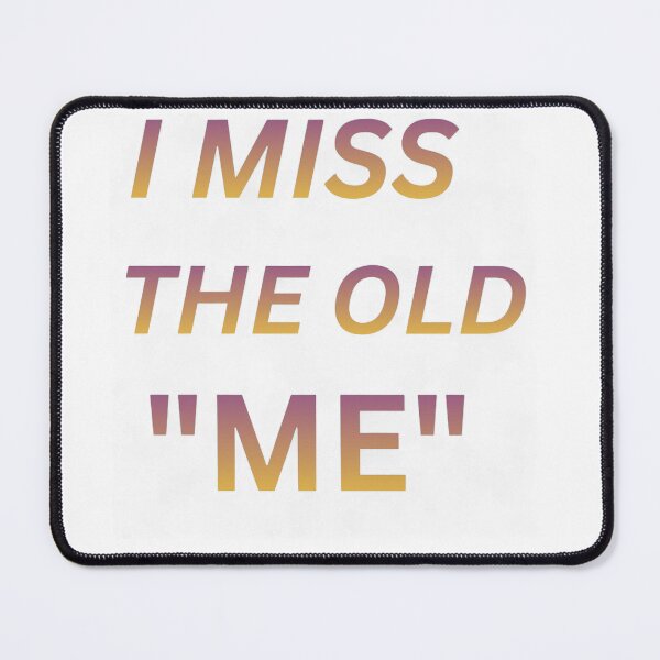 Item preview, Miss The Old Me Emotional Aesthetic Typography Design designed and sold by PrataeAesthetics.