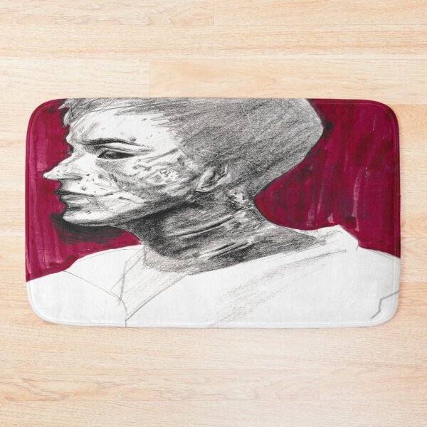 Item preview, 027 Side Profile Man Dark Red Portrait designed and sold by FrenkyTank.